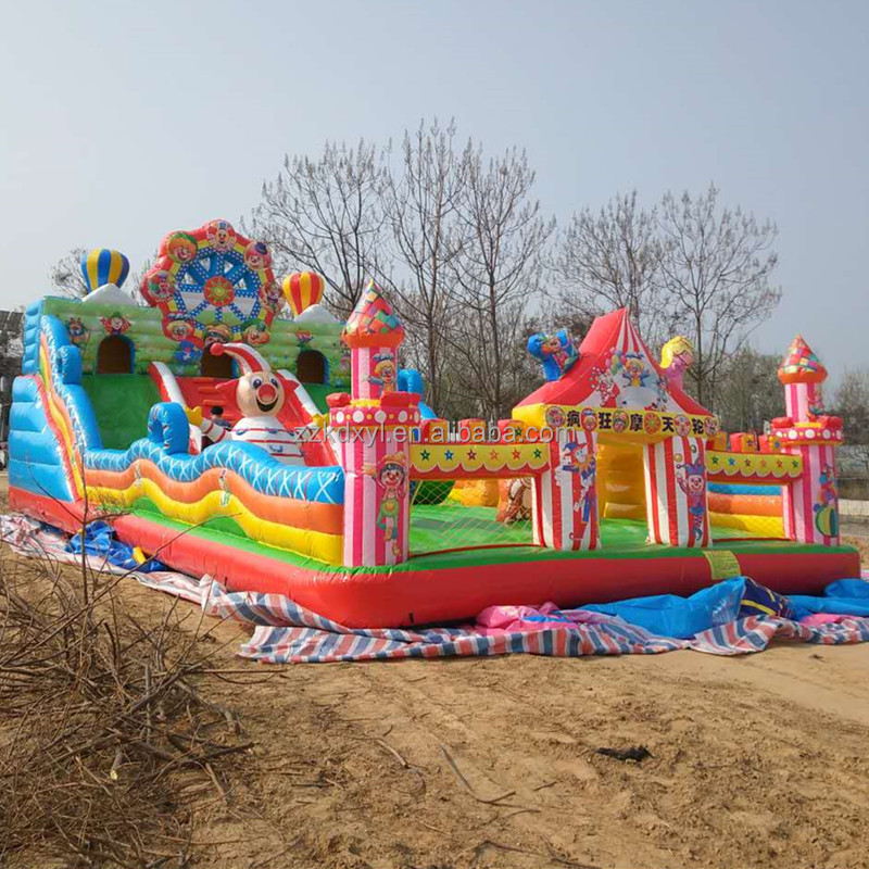 Professional factory sell hot selling ferris wheel inflatable castle slide inflatable bouncer slide fore sale ferris wheel