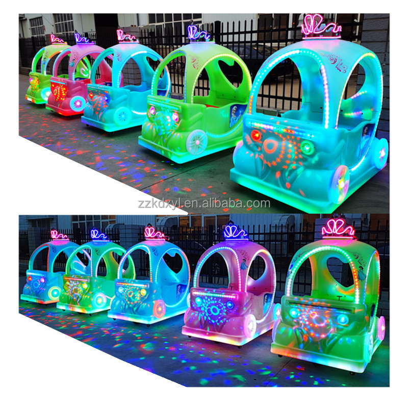 Outdoor two-person electric game toy car manufacturer children Princess Float car battery bumper car