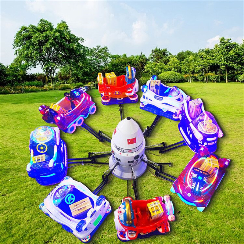 Carousel for children new kids airplane merry go round carousel for amusement park dia4.0m  Parent-child playground equipment