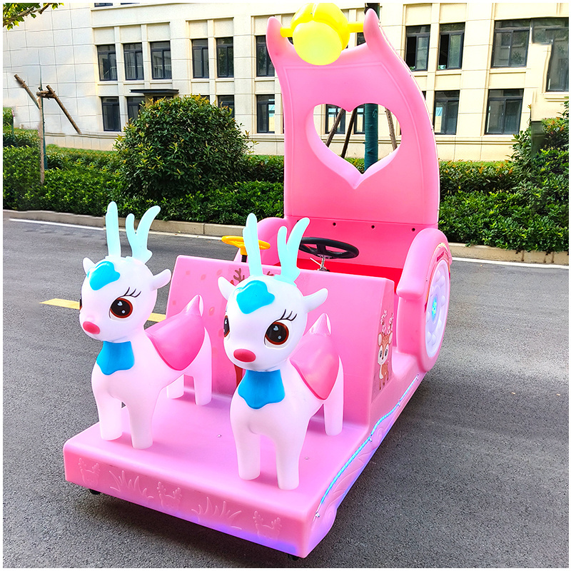 Hot selling children's business battery bumper car indoor and outdoor electric toy car double riding car