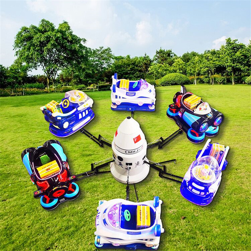 Carousel for children new kids airplane merry go round carousel for amusement park dia4.0m  Parent-child playground equipment