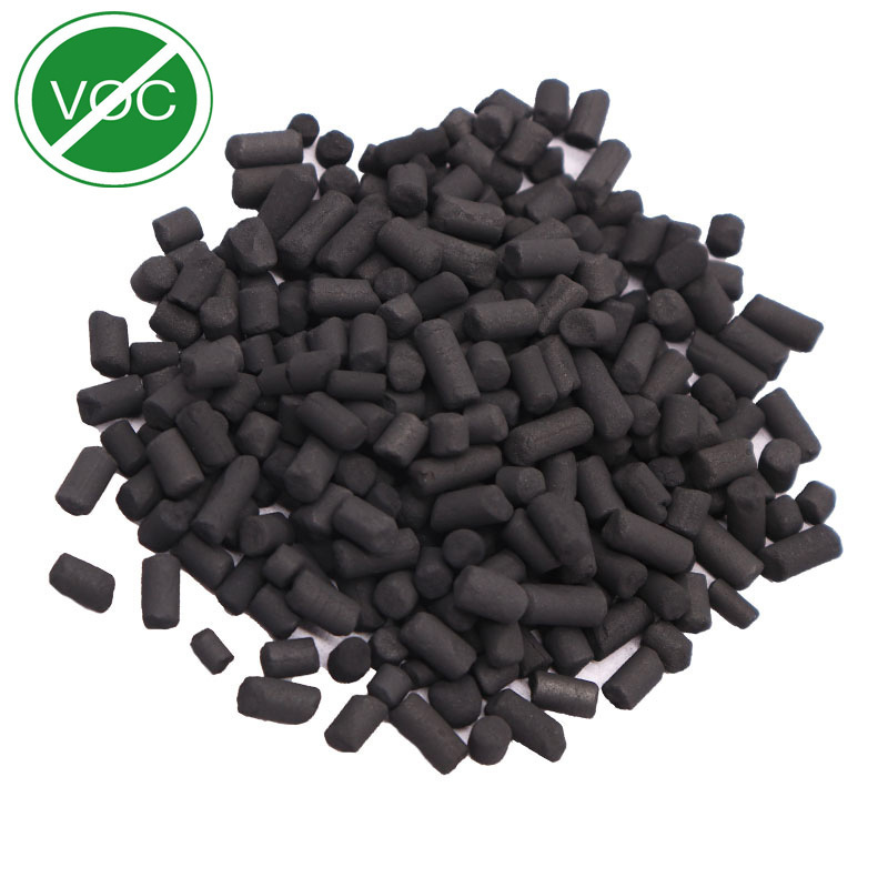 Flue Gas Desulfurization Mercury Removal Virgin Extruded Coal/Wood Activated Carbon Pellets