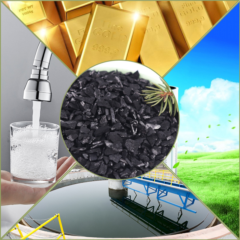 Activated charcoal granules /coconut shell activated carbon /carbon activado para oro