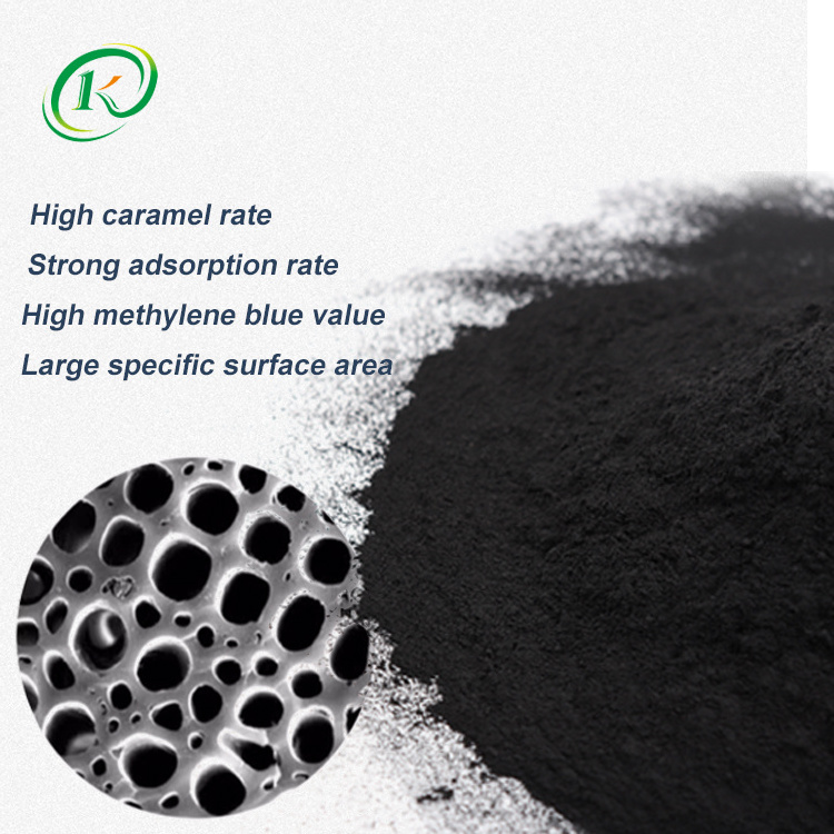 Kelin High Adsorption Coconut Activated Carbon  Charcoal Fine Powder Used To Do. Oil  Mesh Coconut Shell Organic