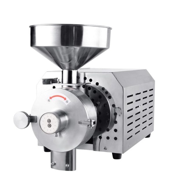 stainless steel dry tea crushing machine commercial coffee grinder corn rice spice fine grinder machine