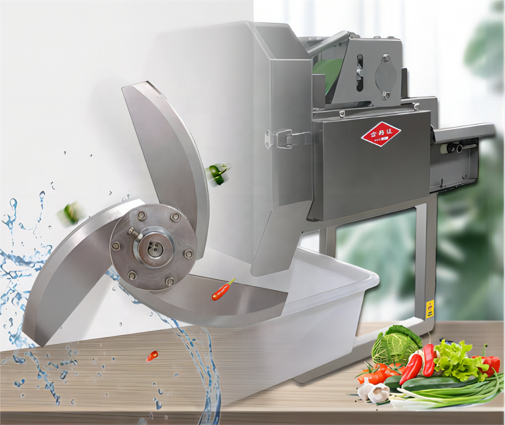 Canteen commercial full-automatic leek and scallion cutter