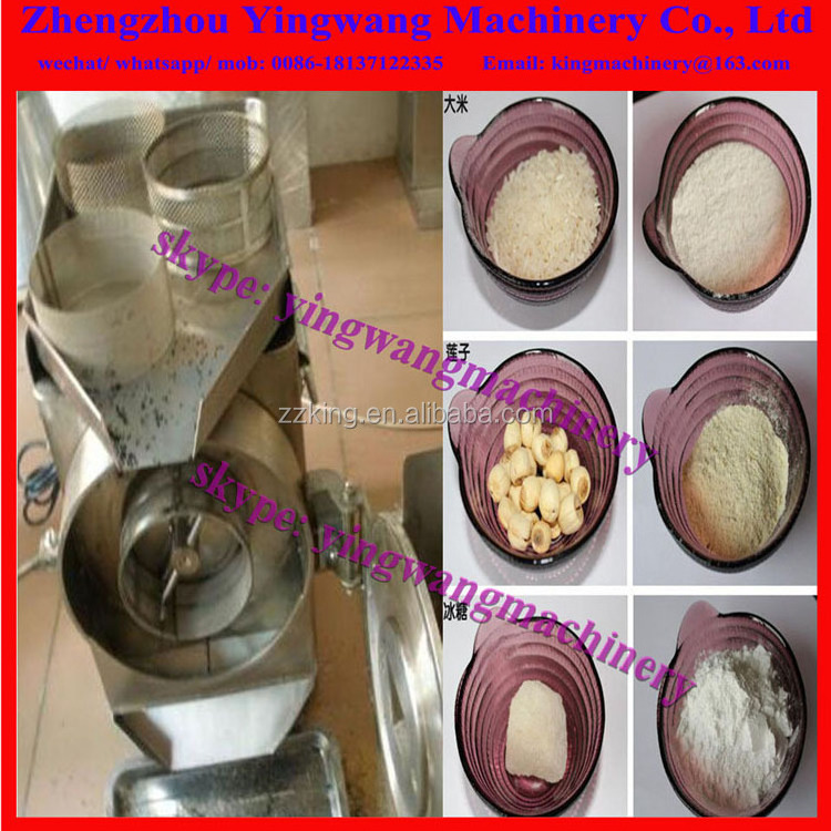 Tooth plate water cooling tea leaf / tobacco grinder mill /food grade grinding machine