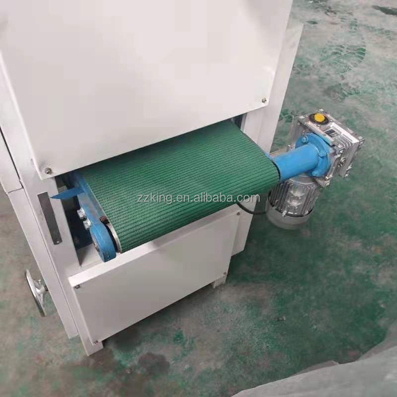 stainless steel metal plate sheet iron panel polishing grinding derusting machine / abrasive belt flat polishing machine