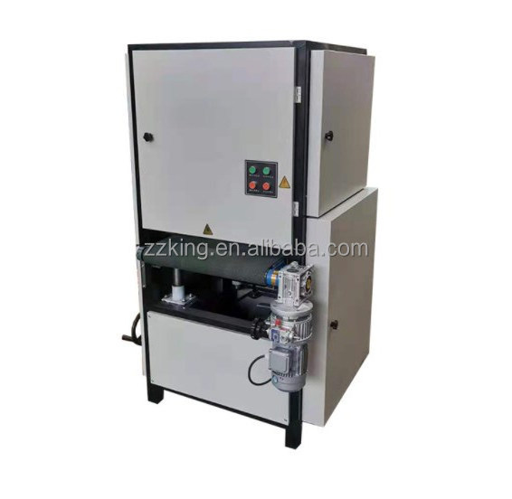 stainless steel metal plate sheet iron panel polishing grinding derusting machine / abrasive belt flat polishing machine