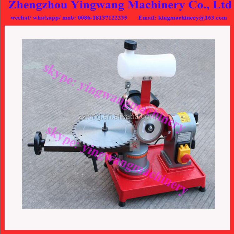 Manual hand circular saw blade grinder