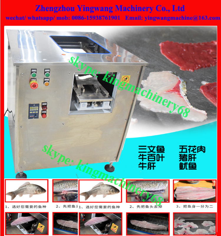 Automatic fish fillet machine