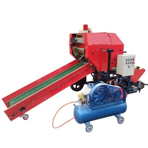 Agricultural machinery feed baling machine/silage round baler and wrapper machine