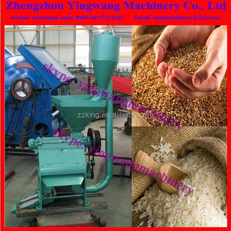 Diesel engine brown rice mill small rice milling machine