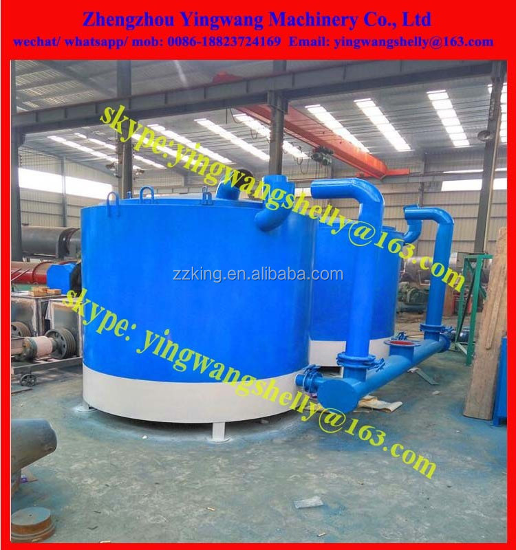 Airflow coconut shell charcoal carbonization kiln