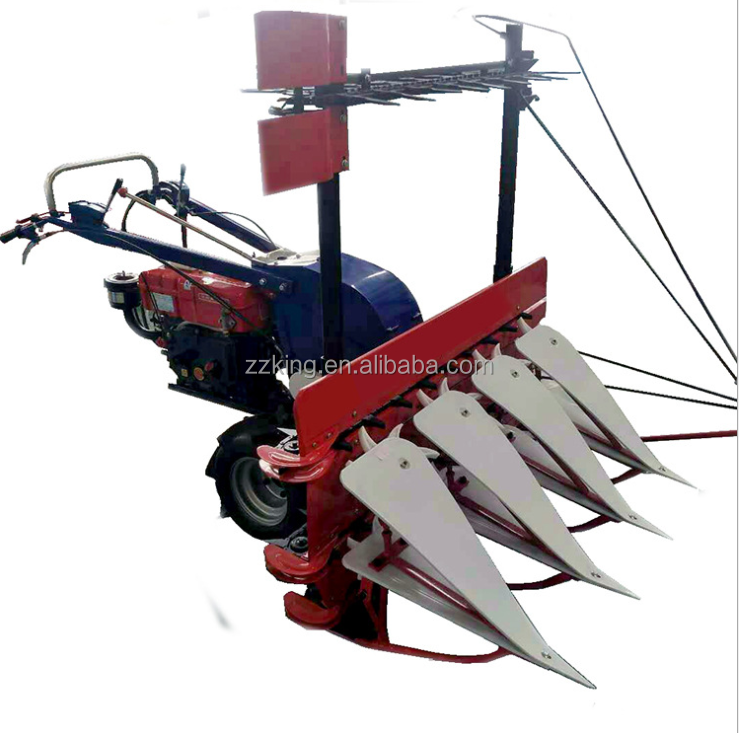 mini reaper/combine new design paddy rice wheat reaper binder bundling cutting machine