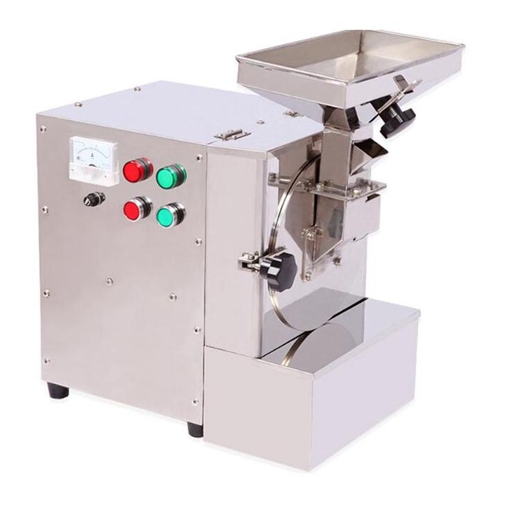 Almond grit powder making /flour grinding machine / sesame walnut fatty food seed flour grinder mill