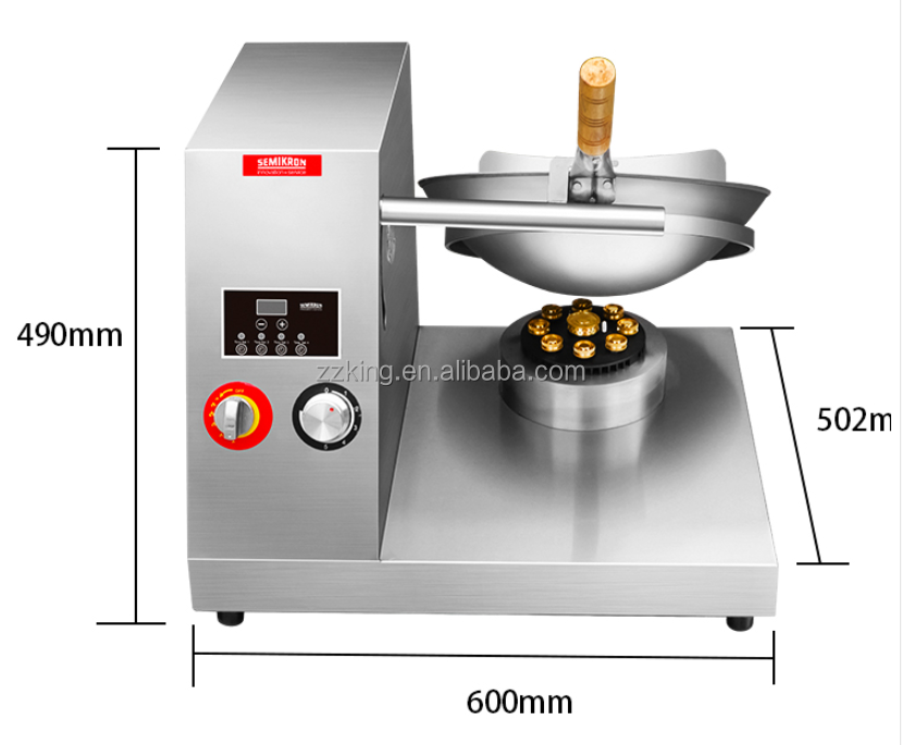 Restaurant Kitchen Cooking Robot Fried Rice Machine Automatic Stir Fry Wok Automat Robot Cooking Machine