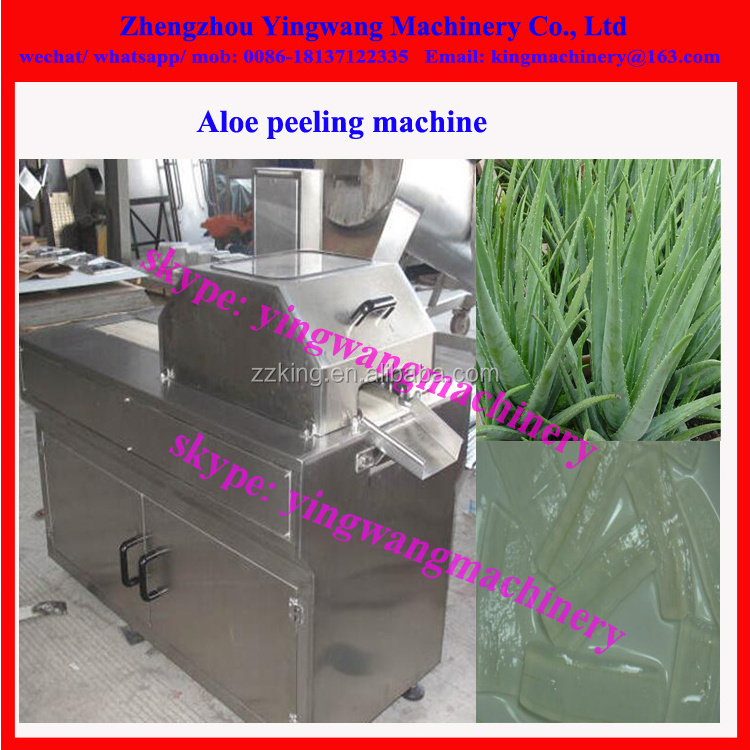 Automatic cactus peeling machine for removing green skin