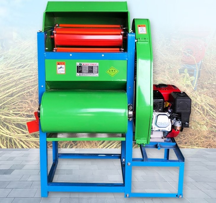 small peanut thresher machine/mini peanut picker for dry and wet peanut with stalk