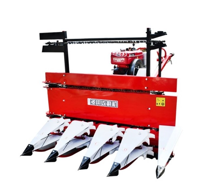 Small wheat harvester for reaping oat buckwheat barley pea