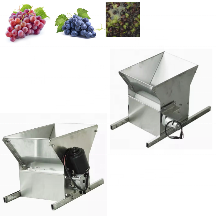 Small electric grape crusher destemmer grape crusher