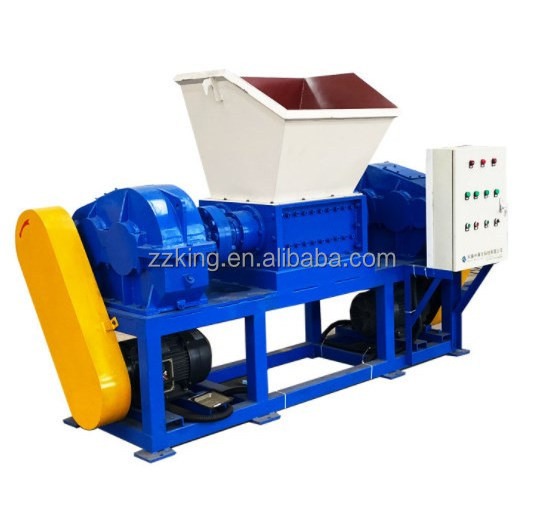 Single shaft shredder for Waste carpet fabric textile cotton wool clothing leather fiber fibre linen wool for alternative fuels