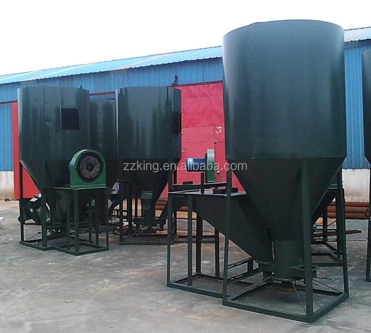 Animal feed crushing grinding mixing machine / pig cattle breeding feed grinder mixer animal food grinder mixer