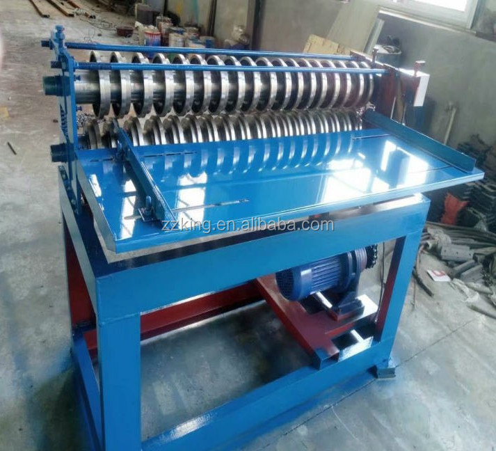 Small stainless steel metal iron aluminum belt color plate sheet coil slitting cutting shearing machine