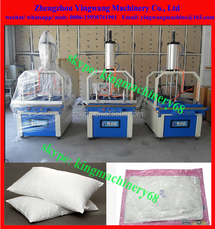 pillow compress/pressing machine for easy transport