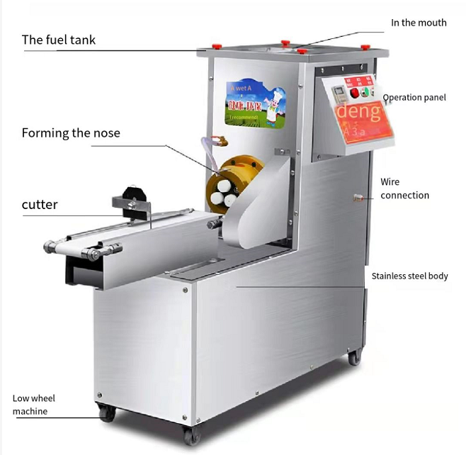 Dough Twist Cutting Machine/ Fried Dough Twist Forming Making Machine/Pretzel Machine