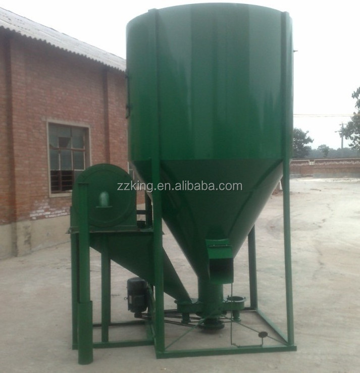 Animal feed crushing grinding mixing machine / pig cattle breeding feed grinder mixer animal food grinder mixer