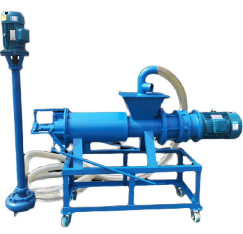 Farm Extrusion Animal Chicken Manure Cow Dung Squeeze machine / Dryer Dewatering Machine / Manure squeezing dehydrator crusher