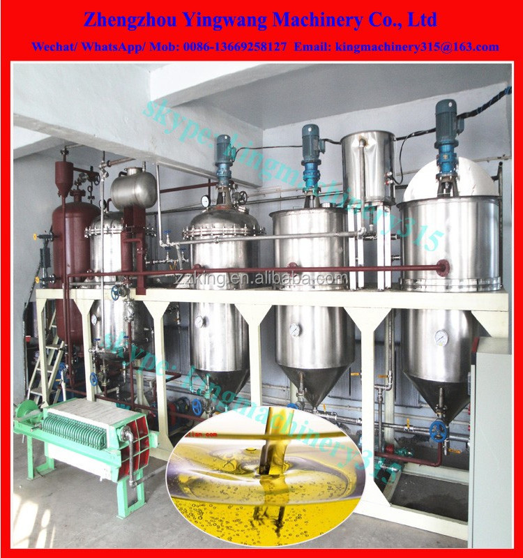 Small scale edible oil refining machine crude oil refinery machine/mini vegetable oil machine refinery