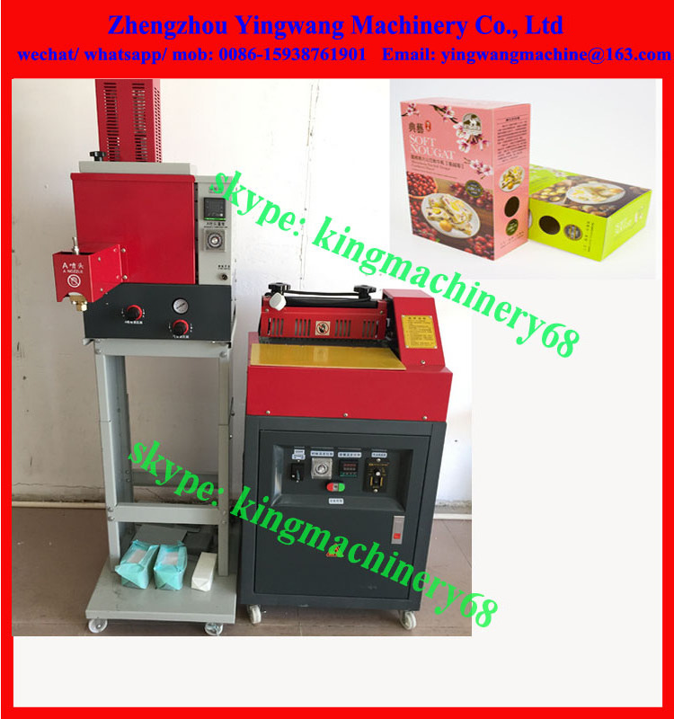 double heads hot melt adhesive machine