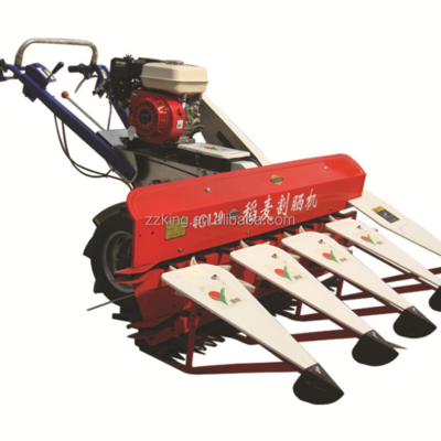 mini reaper/combine new design paddy rice wheat reaper binder bundling cutting machine