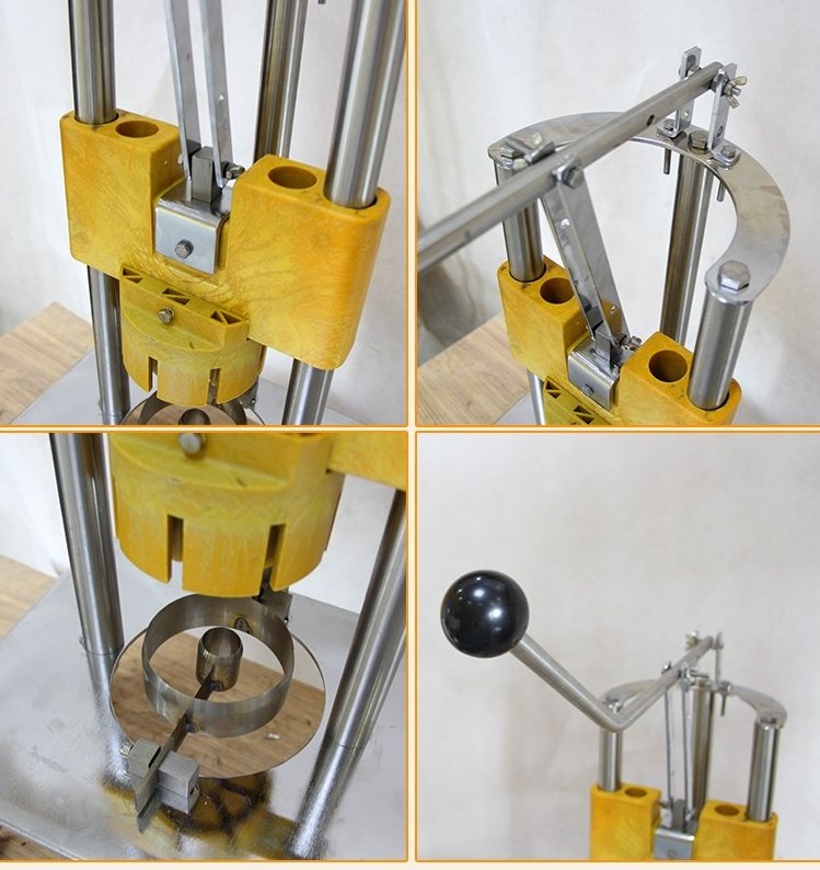 Pineapple peeler corer slicer/pineapple coring machine/pineapple skin removing machine