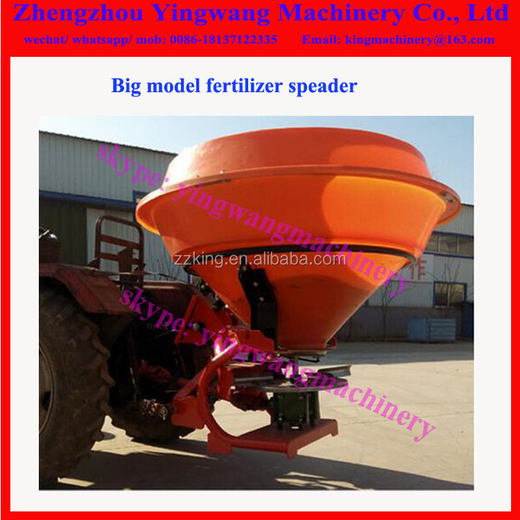 Tractor using manure fertilizer spreader / Hot sale tractor PTO mounted fertilizer /salt /sand spreader