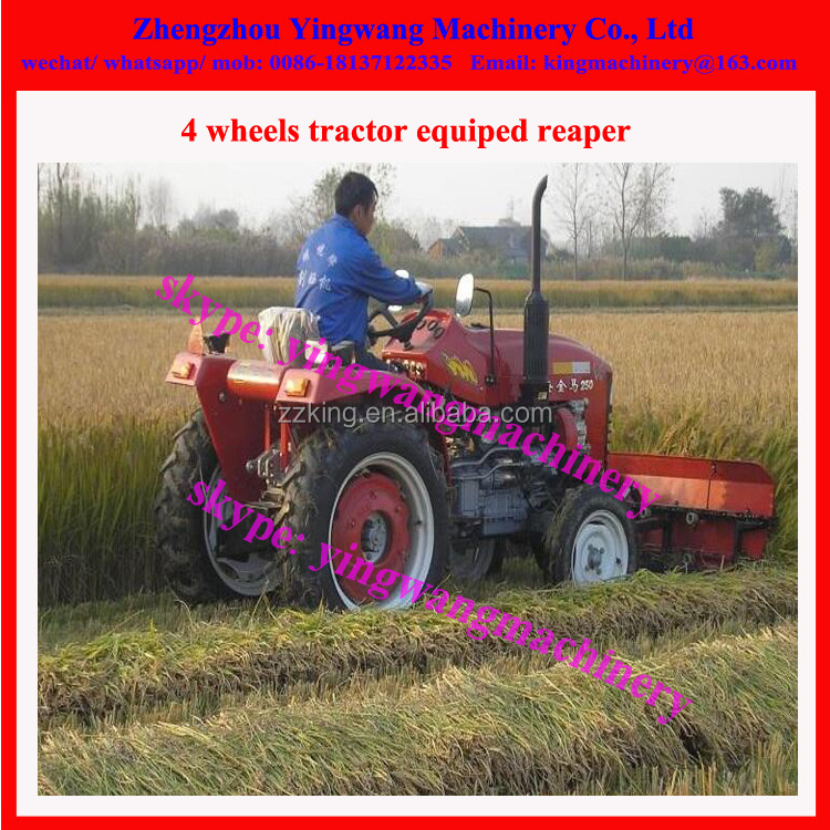 Small wheat harvester for reaping oat buckwheat barley pea