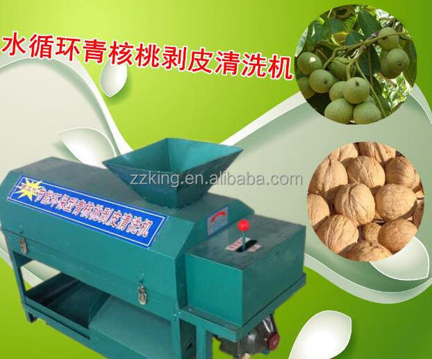 Full automatic nut walnut crusher/ walnut sheller/small walnut peeling cleaning machine