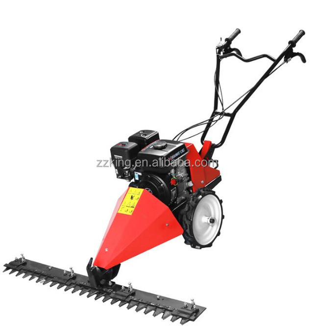 Self-propelled Forage grass reaper cutter harvester / gasoline lawn grass cutting machine for Small pastures and family farms