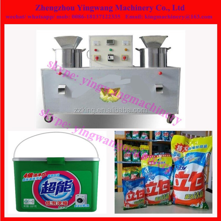 Small detergent powder soap heating making machine