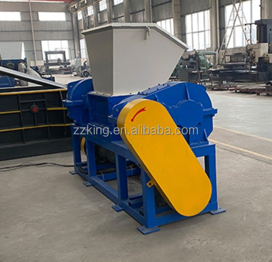 Single shaft shredder for Waste carpet fabric textile cotton wool clothing leather fiber fibre linen wool for alternative fuels