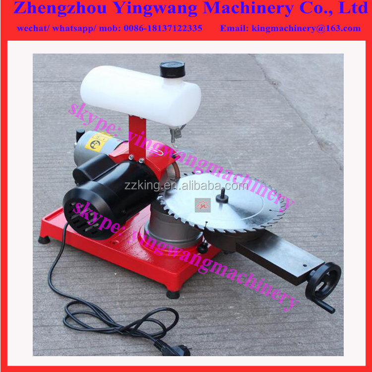 Manual hand circular saw blade grinder