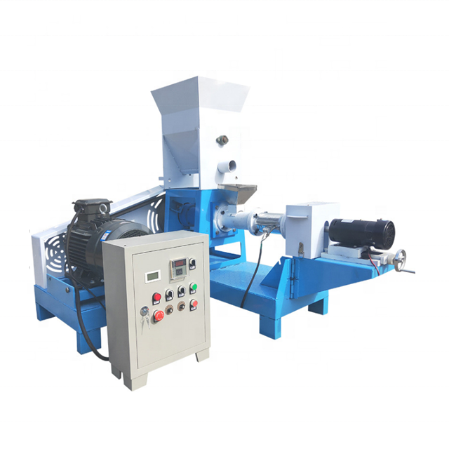 Animal expanding pet food processing pet feed pellet making machine