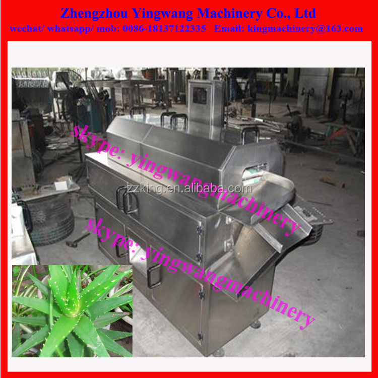 Automatic cactus peeling machine for removing green skin