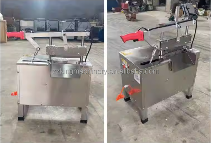 Multi-functional bone cutter guillotine costotome chopper large stick bone beef lamb chops pig feet chopping machine