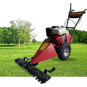 Artificial grass cutter walk behind sickle bar grass cutting mower machine