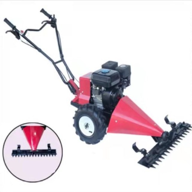 Artificial grass cutter walk behind sickle bar grass cutting mower machine