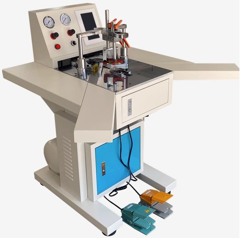 Pneumatic picture frame joint machine/ portable picture frame nail angle machine/picture frame corner cutting machine