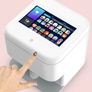 portable auto DIY nail art picture printer 3D digital nail polish sticker painting machine with ink cartridge o2 nail printer